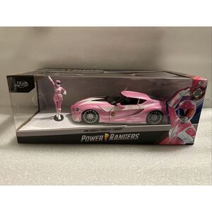 Jada Diecast Metal 1:24  Power Ranger FT-1 Concept Pink Ranger Action Figure‎